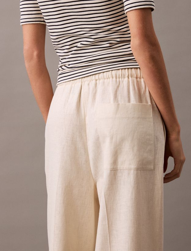 Relaxed Linen Cotton Trousers
