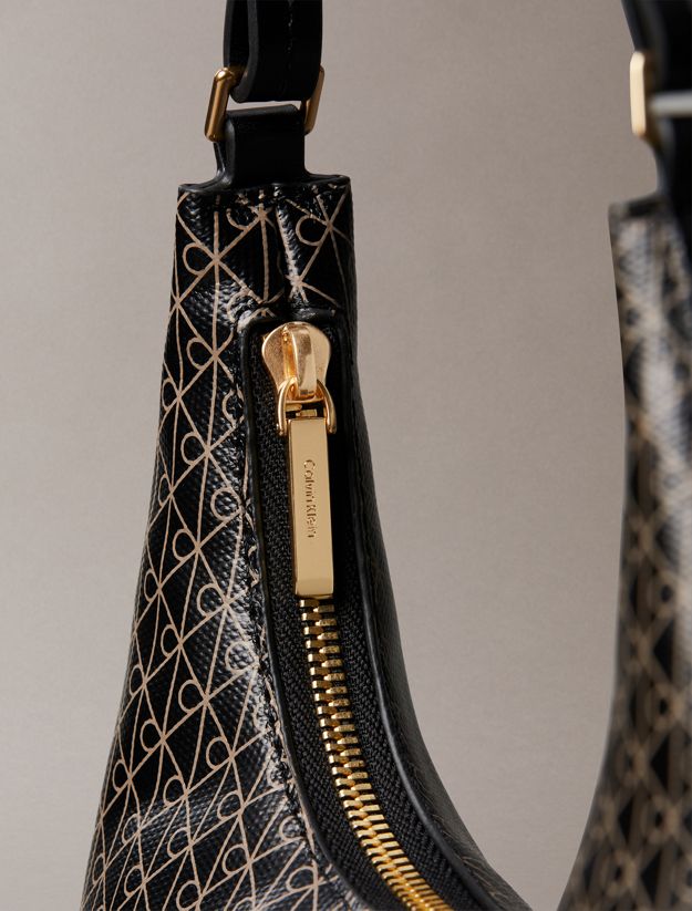 Allover Monogram Logo Shoulder Bag
