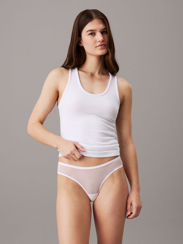 Sheer Mesh Brazilian Briefs