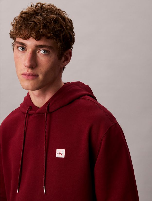 Cotton Terry Badge Hoodie