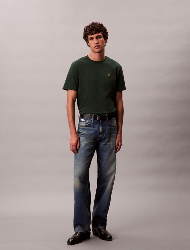 Embroidered Monogram Logo Relaxed T-Shirt