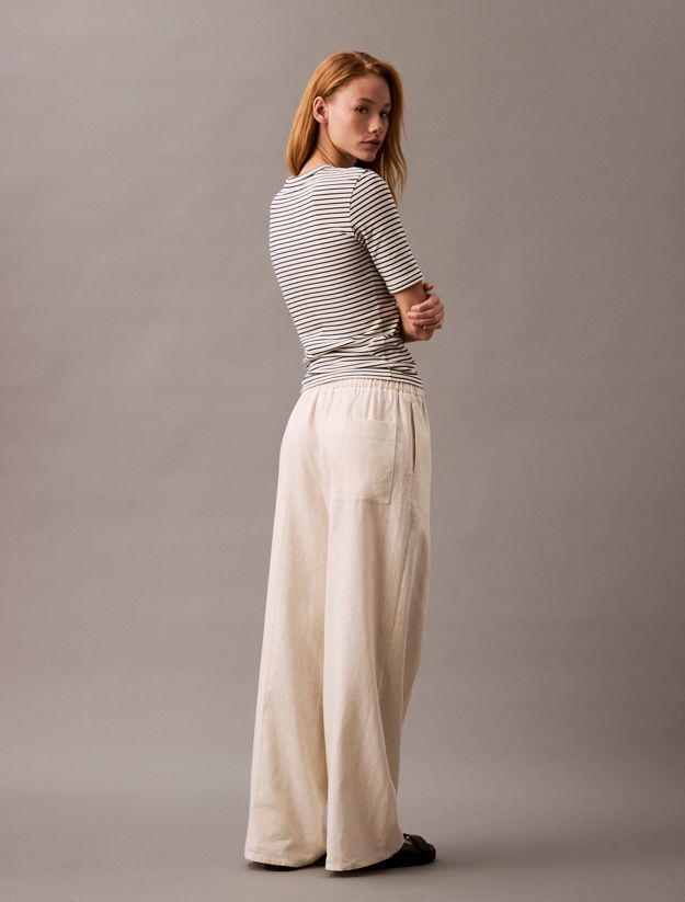 Relaxed Linen Cotton Trousers
