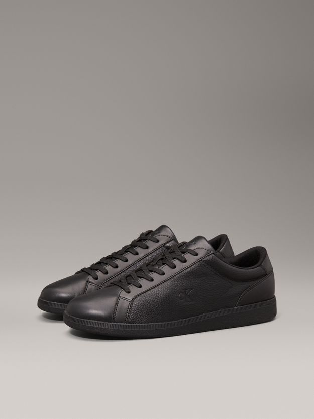 Leather Low Profile Trainers