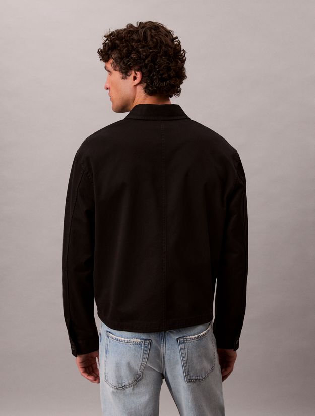 Relaxed Cotton Twill Overshirt