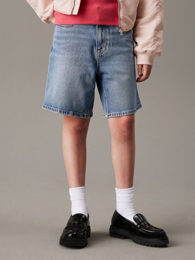 Denim Bermuda Shorts
