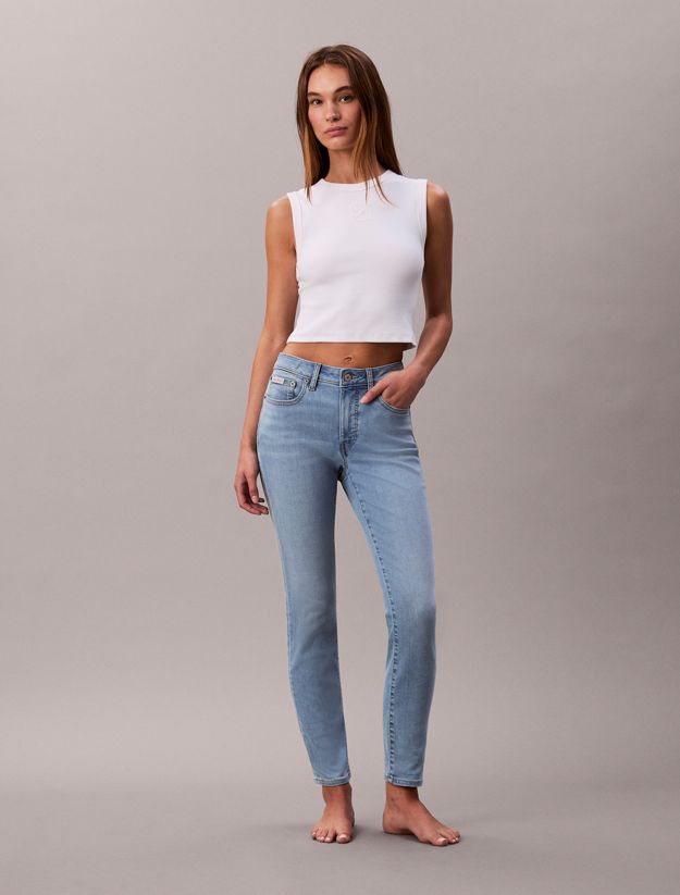 Mid Rise Skinny Jeans