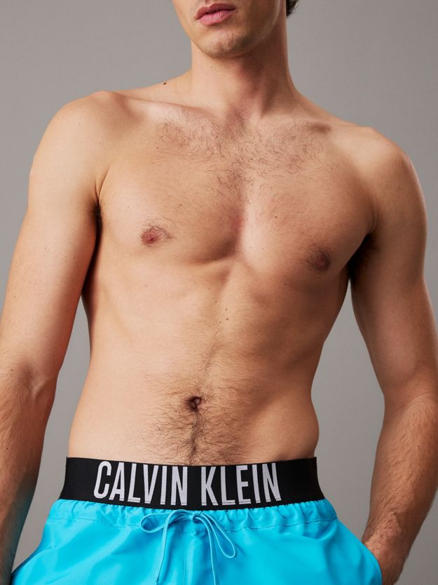 Logo Waistband Swim Shorts - Intense Power