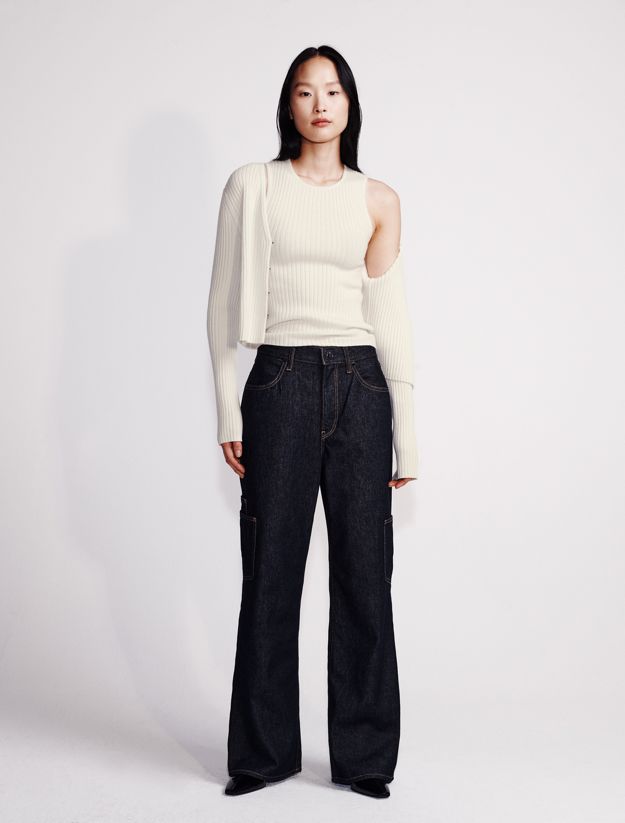 High Rise Wide Leg Jeans