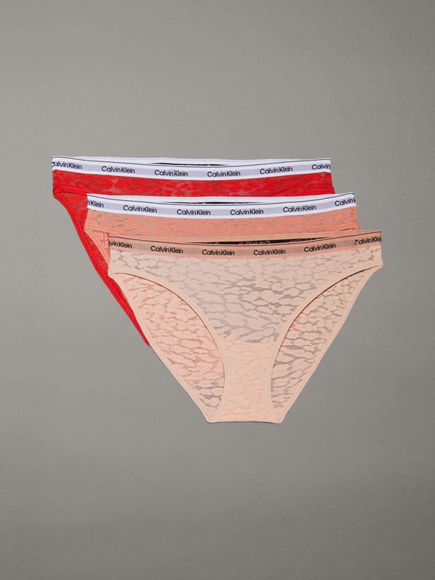 3 Pack Bikini Briefs - Icon Lace
