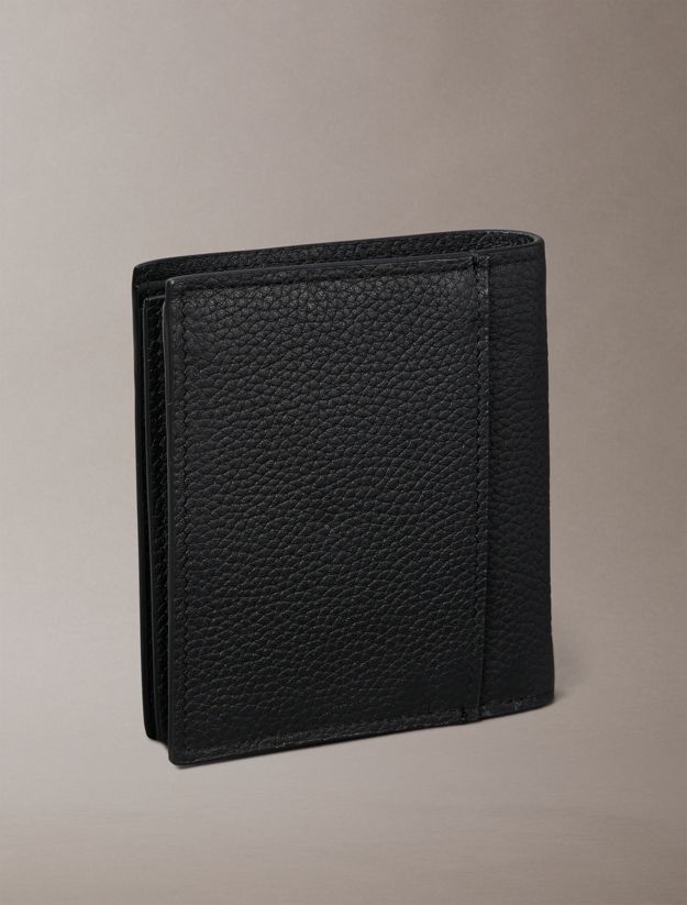 Embossed Logo Trifold Wallet and Card Holder