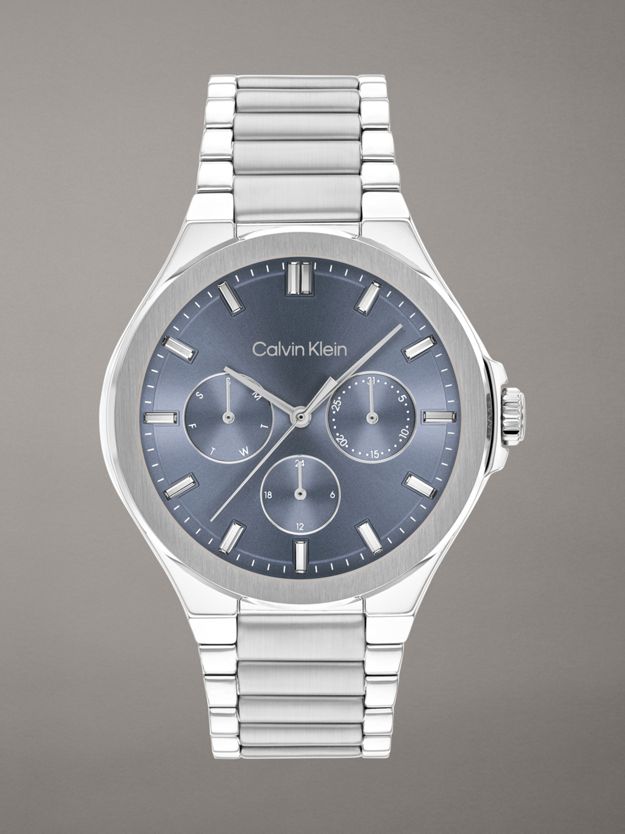 Stainless Steel Crystal Watch