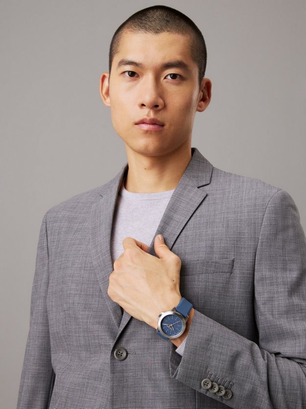 Bold Dial Silicone Strap Watch