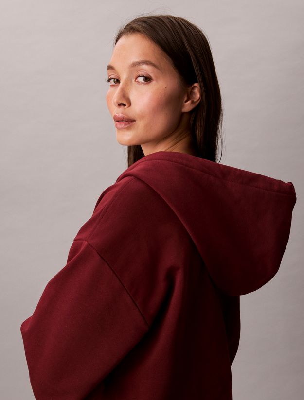 Monogram Zip Up Hoodie