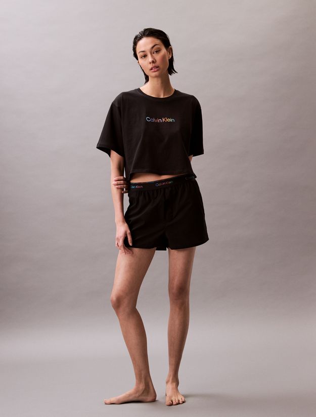 Boxy Cropped Pyjama Top - Pride