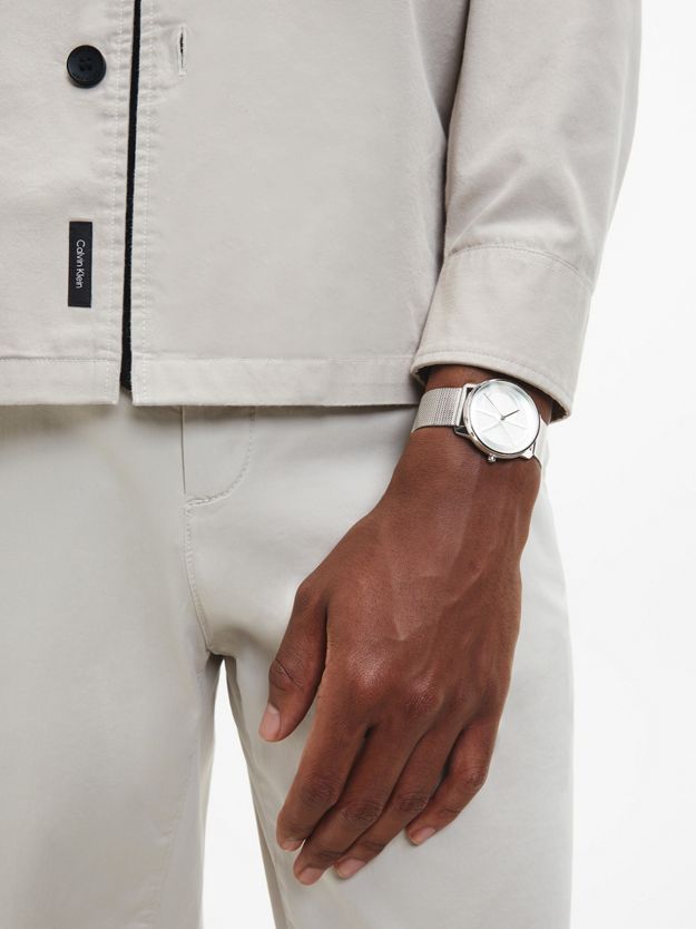 Monogram Logo Mesh Bracelet Watch