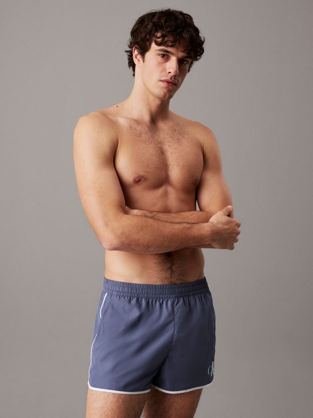 Runner Swim Shorts - CK Monogram