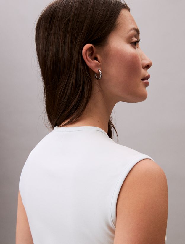 Viscose Blend Quarter Zip A-Line Dress