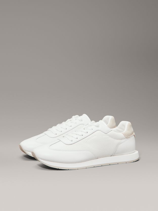 Leather Low Profile Trainers