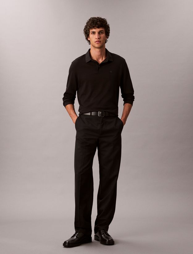 Long Sleeve Polo Shirt
