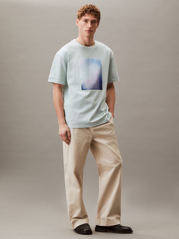 Relaxed Iridescent Print T-shirt