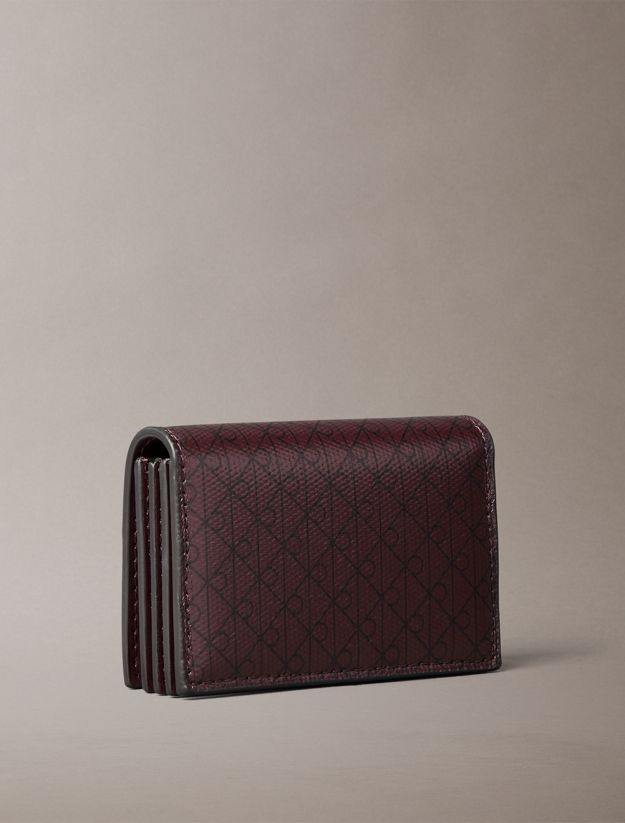 Monogram Logo Accordion Card Holder