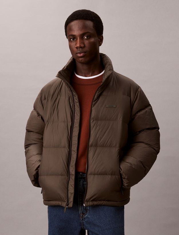 Channelled Down Puffer Jacket