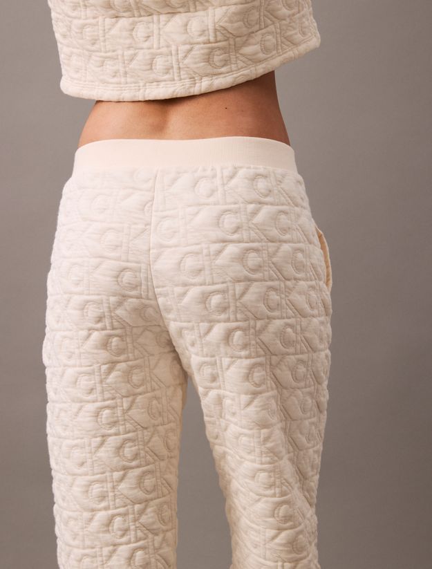 Logo Quilted Lounge Joggers