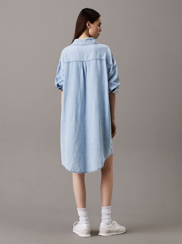 Relaxed Denim Shirt Dress