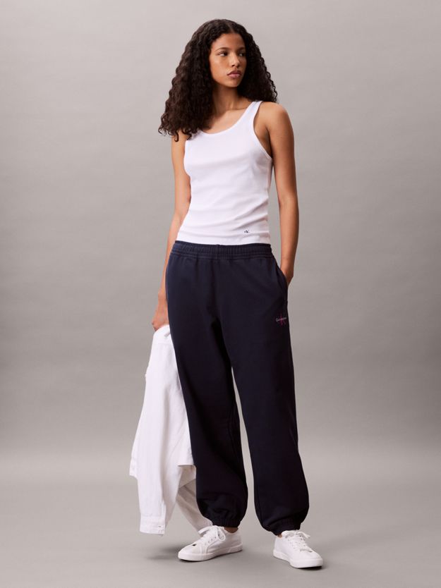 Cotton Terry Monogram Joggers