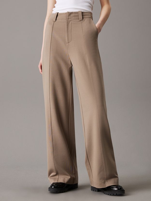 Milano Jersey Wide Leg Trousers