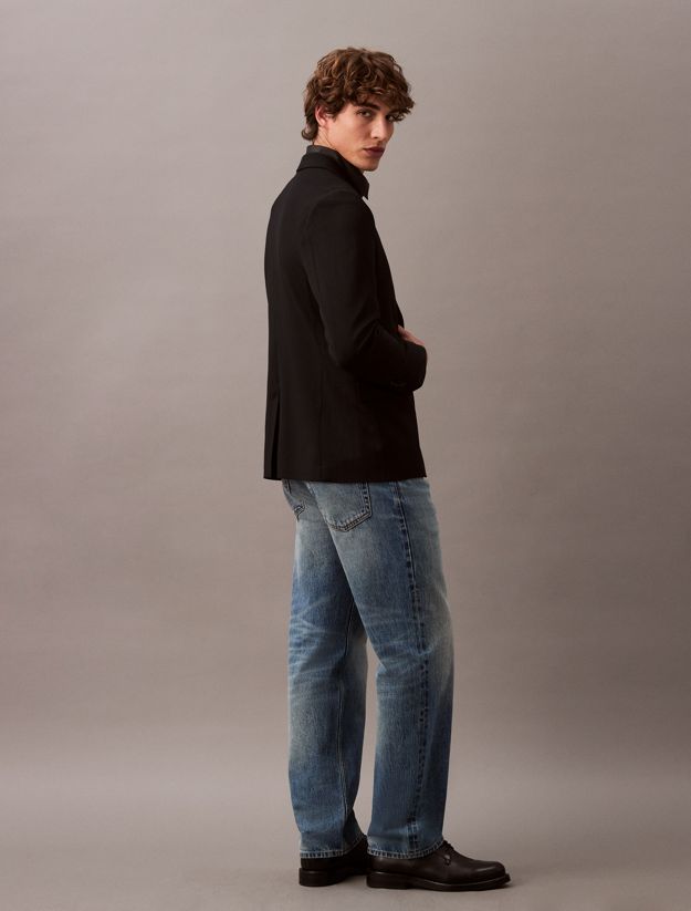 Slim Wool Gabardine Blazer