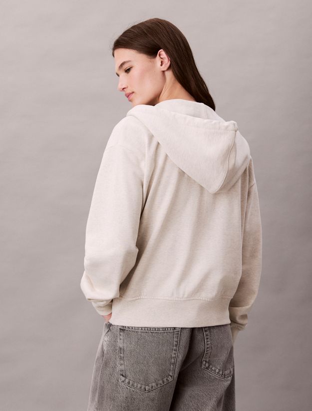 Monogram Zip Up Hoodie