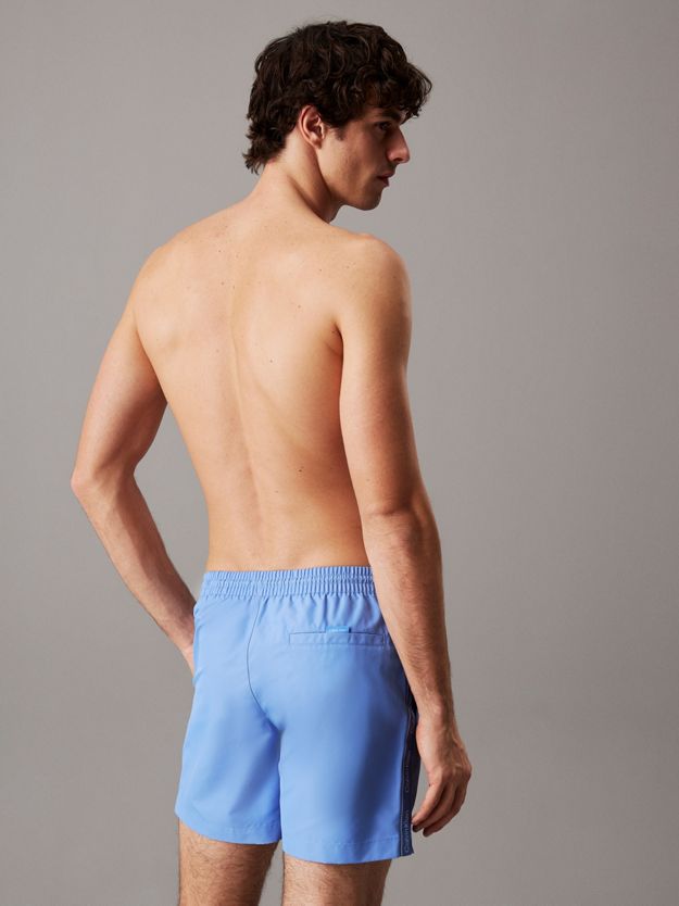 Medium Drawstring Swim Shorts - Logo Tape