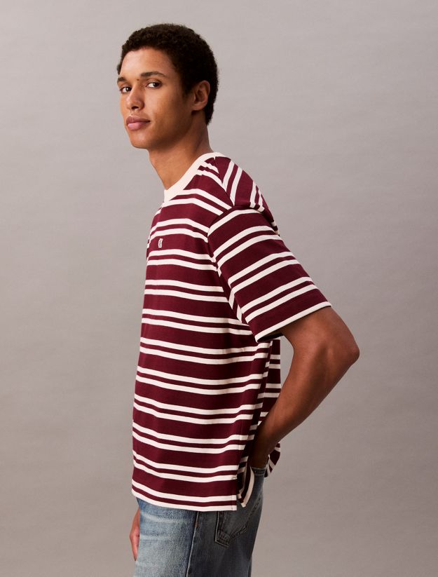 Stripe Jersey Relaxed Tee
