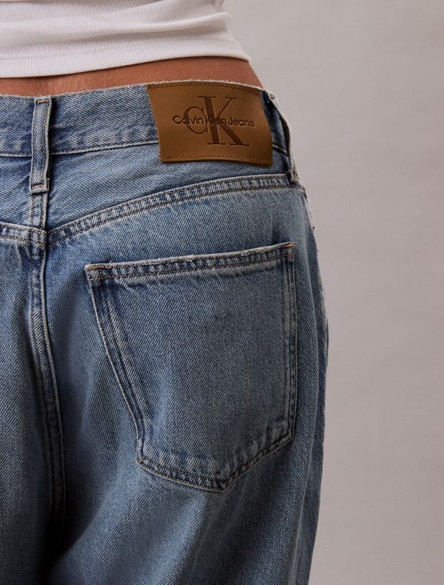 High Rise Barrel Jeans