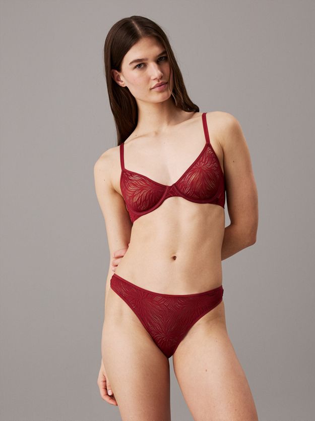 Thong - Sheer Marquisette