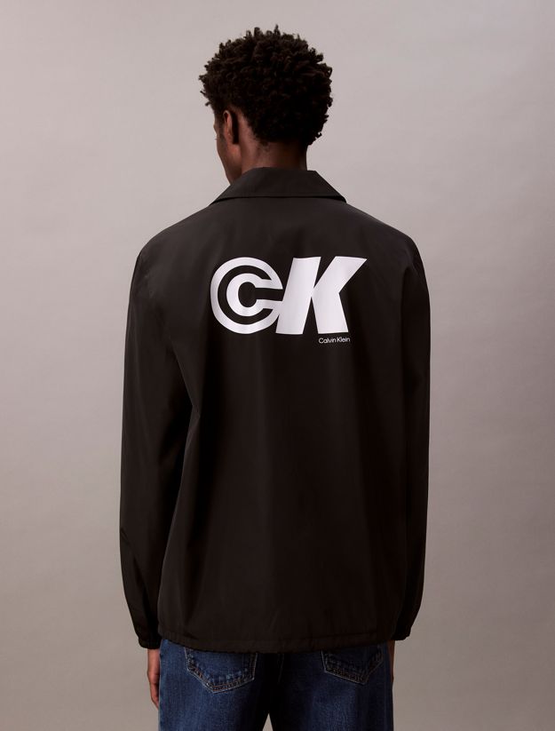 Sport Monogram Logo Coach Jacket