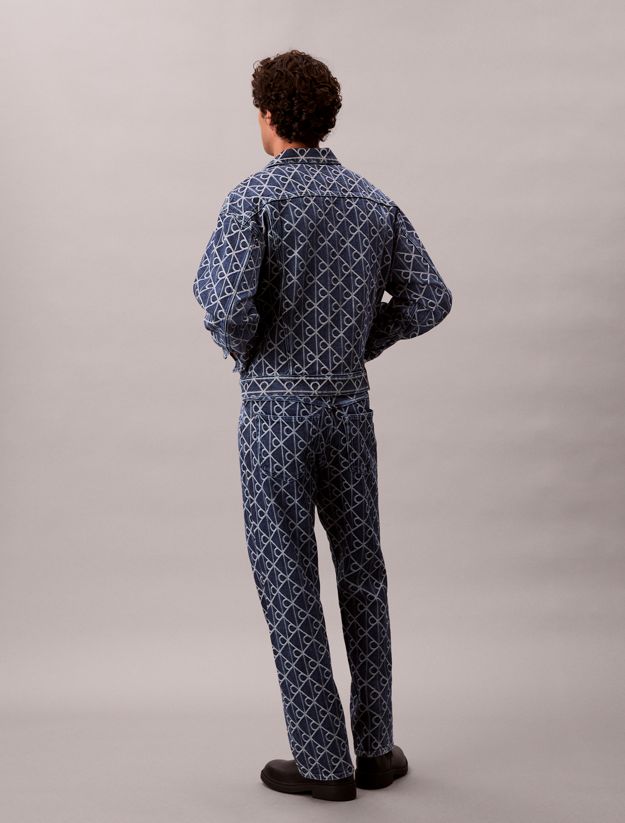 Allover Logo 90's Straight Jeans