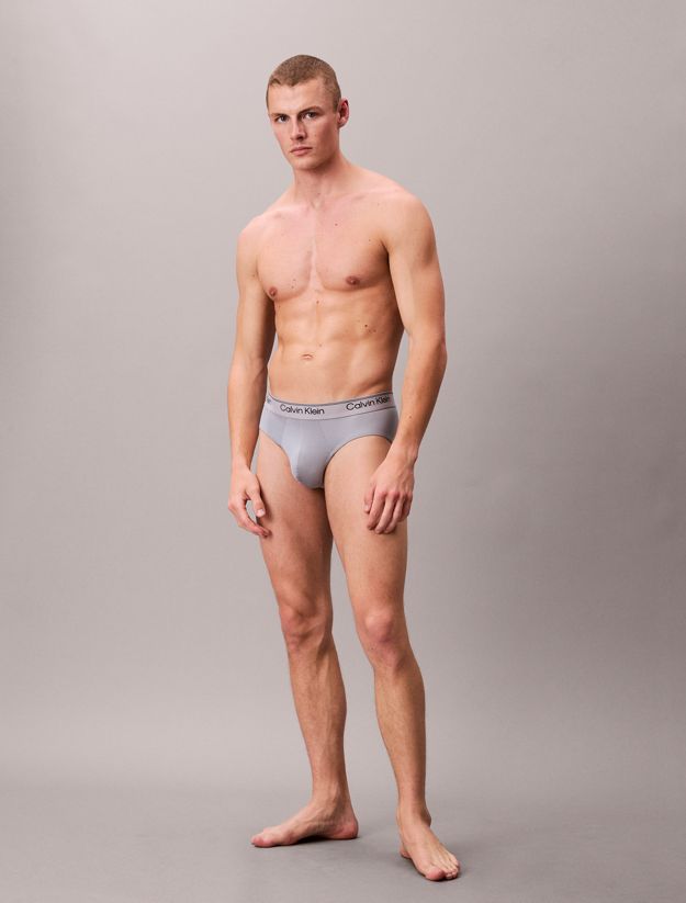 3 Pack Hip Briefs - Microfibre Stretch