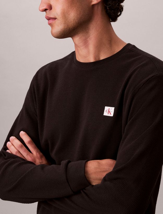 Long Sleeve Waffle T-shirt