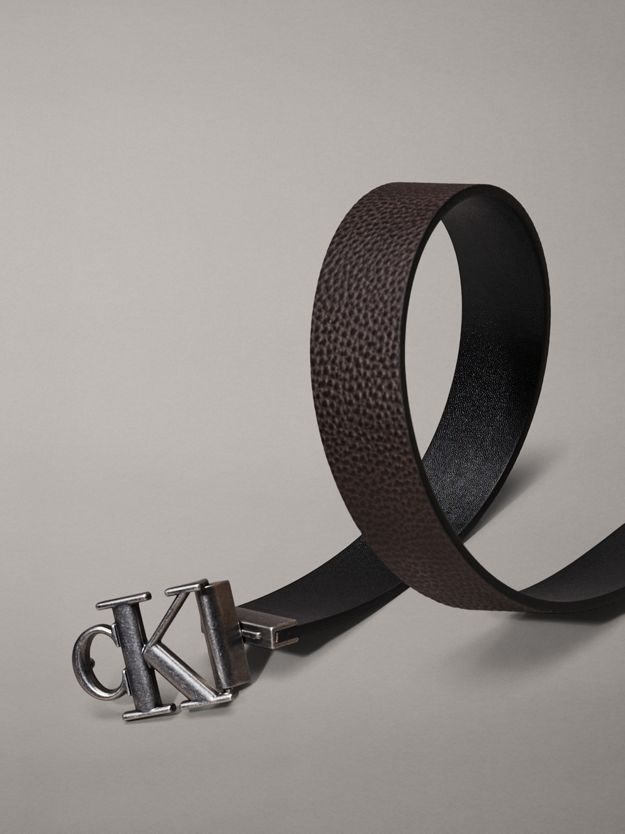 Leather Reversible Logo Belt