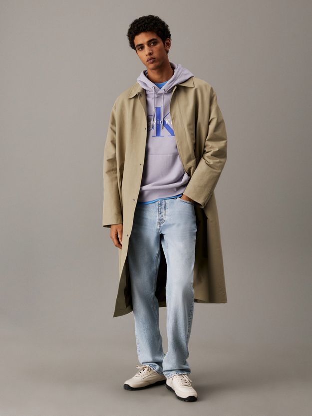 Cotton Fleece Monogram Hoodie