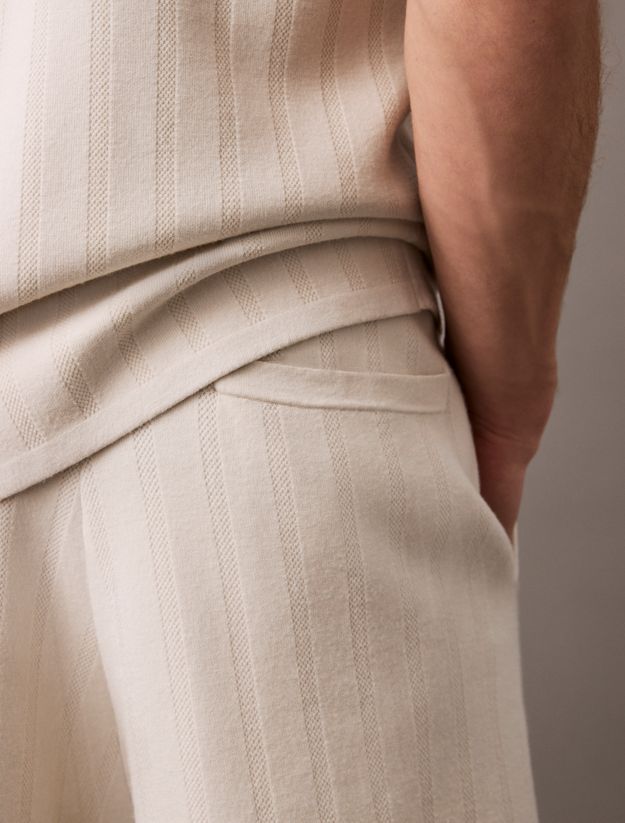 Jacquard Mesh Jogging Shorts