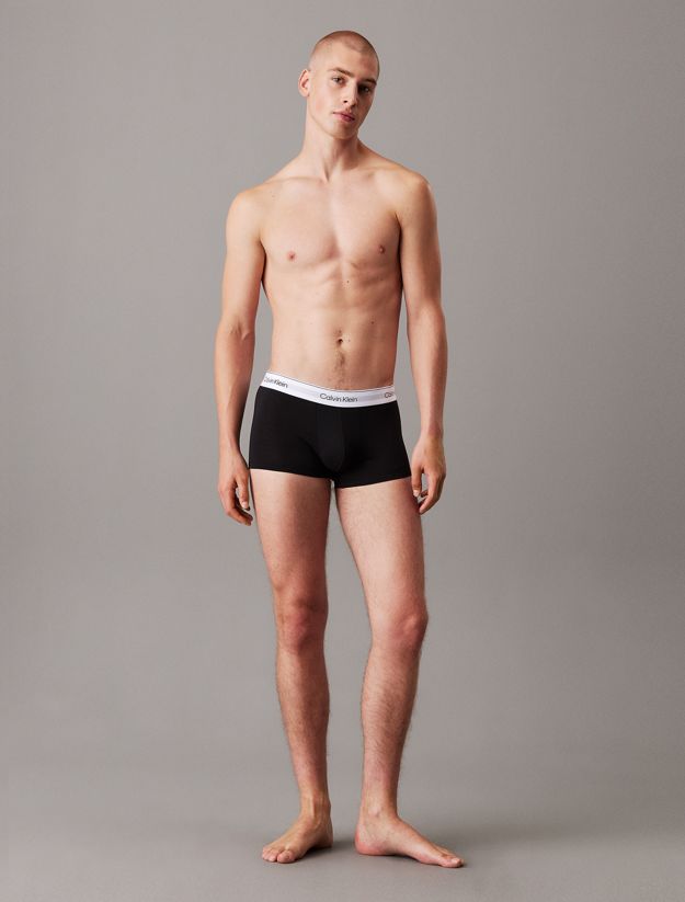 5 Pack Low Rise Trunks - Icon Cotton Stretch