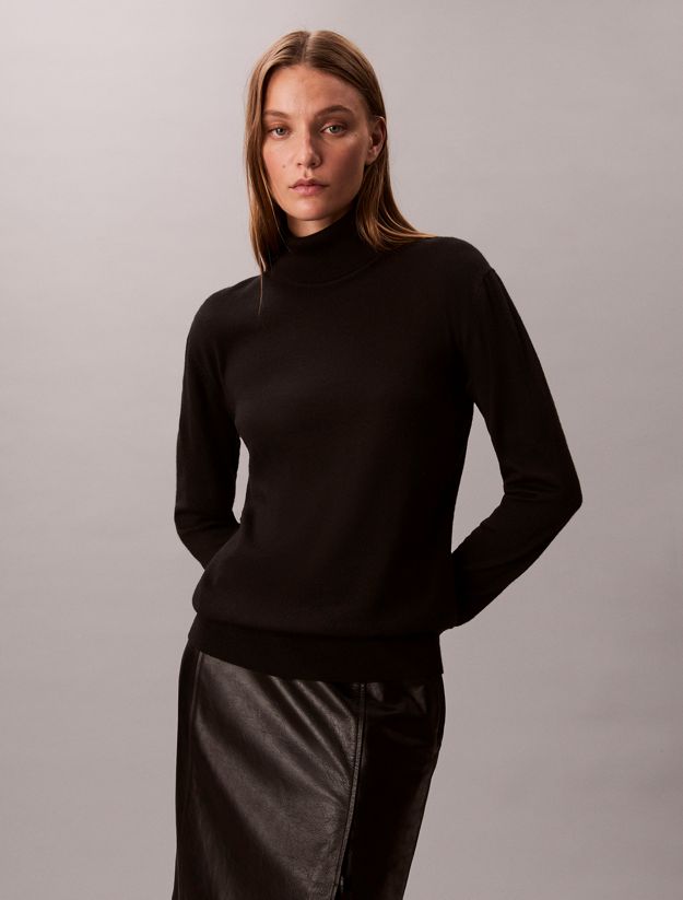 Merino Roll Neck Jumper