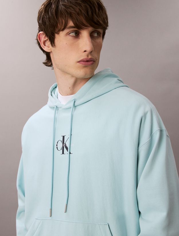 Premium Fleece Monogram Logo Hoodie