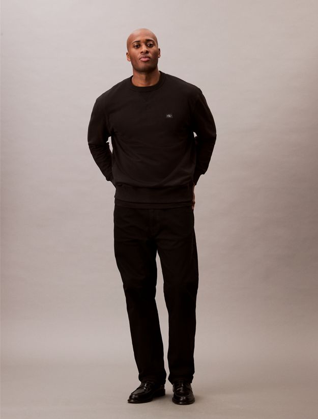 Plus Size Badge Sweatshirt