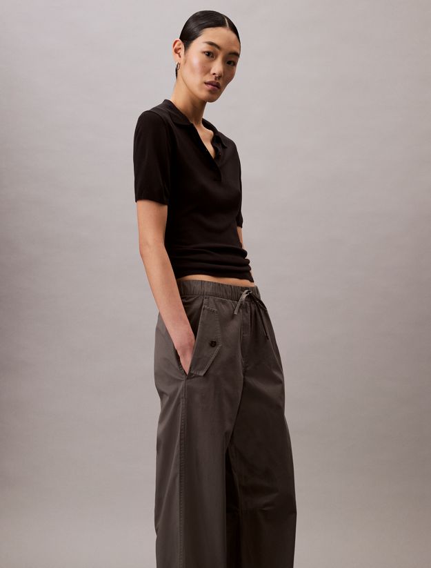 Cotton Twill Cargo Pants