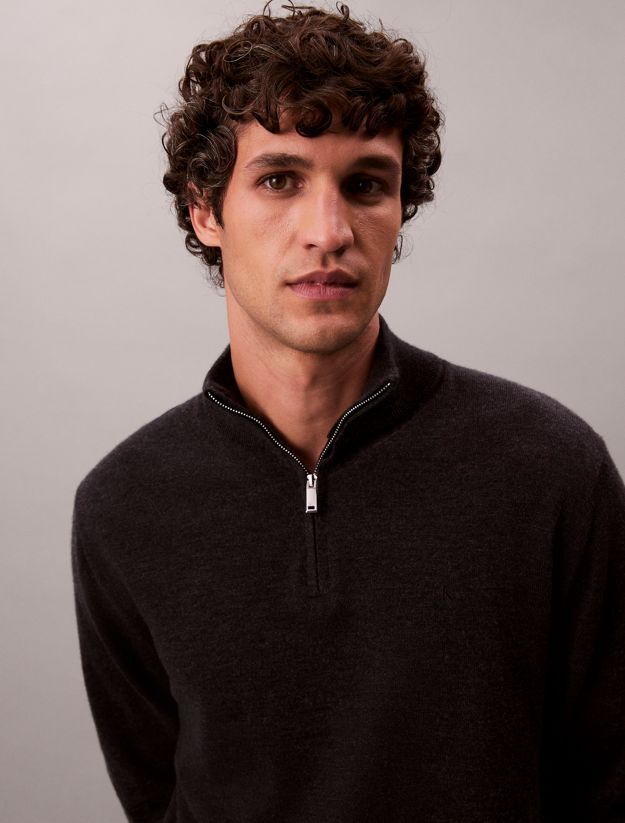 Quarter Zip Merino Jumper
