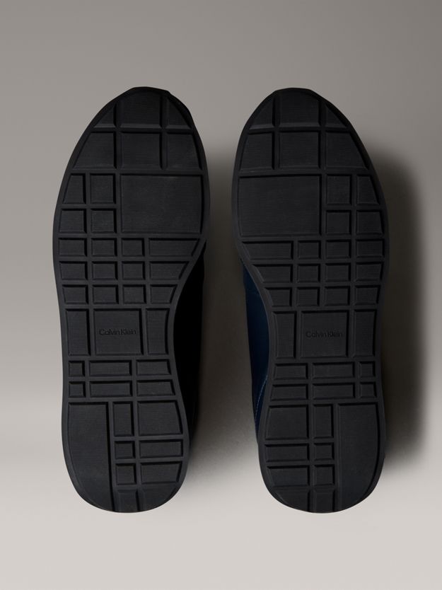 Leather Signature Logo Runner Trainers